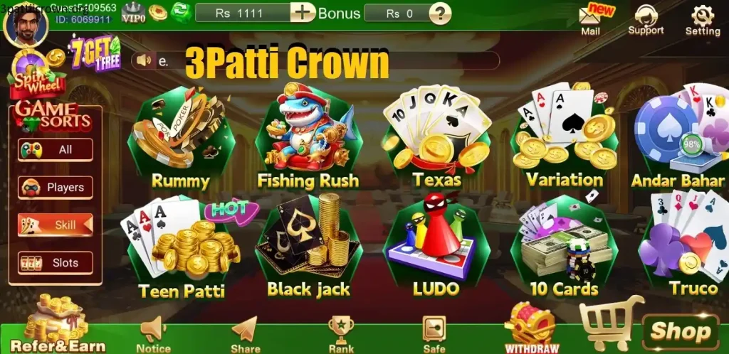 3 Patti Crown Games